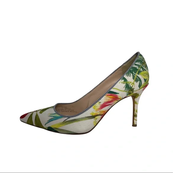 J. Crew Women's Elsie In Ratti Into The Wild Print Pumps 7.5